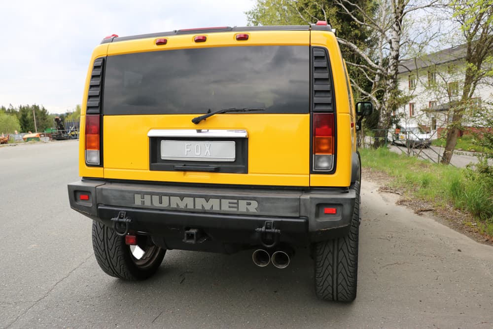 HUMMER H2 - FOX HALBAUSPUFFANLAGE AB KATALYSATOR