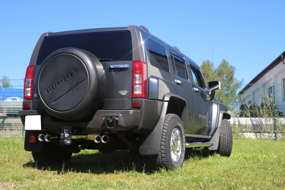 HUMMER H3 - FOX DUPLEX SPORTAUSPUFF QUER