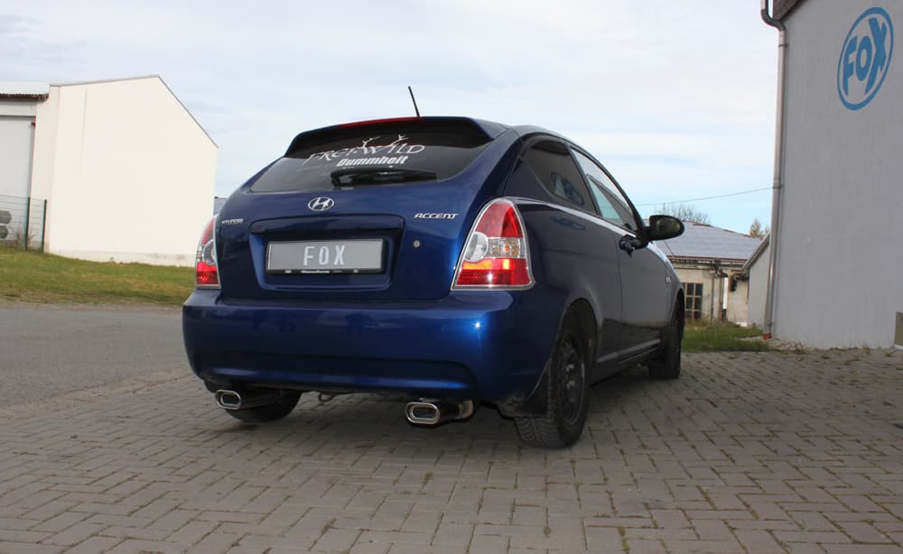 HYUNDAI ACCENT MC - FOX DUPLEX SPORTAUSPUFF – Fox
