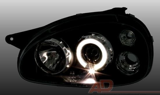 OPEL CORSA B - SCHEINWERFER ANGEL EYES – Bild 3