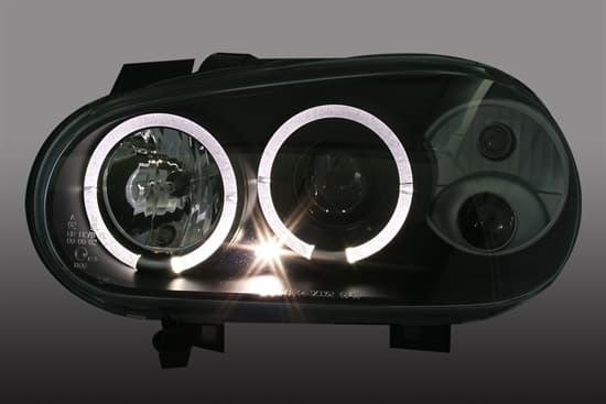 VW GOLF 4 - SCHEINWERFER ANGEL EYES – Bild 3