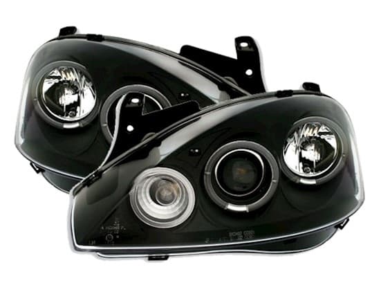 OPEL CORSA C - SCHEINWERFER ANGEL EYES