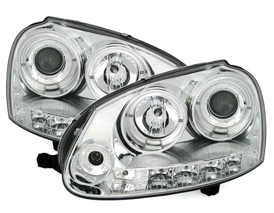 VW JETTA 5 - SCHEINWERFER ANGEL EYES & LED