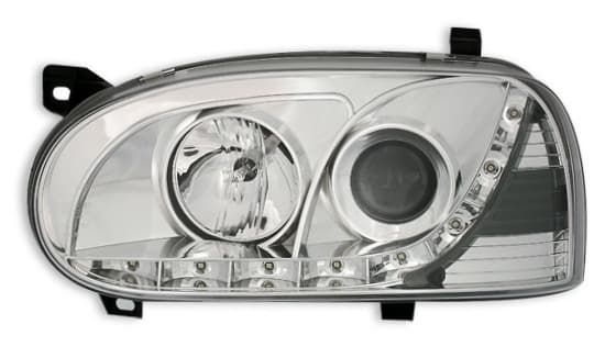 VW GOLF 3 - CHROM LED SCHEINWERFER – Bild 2