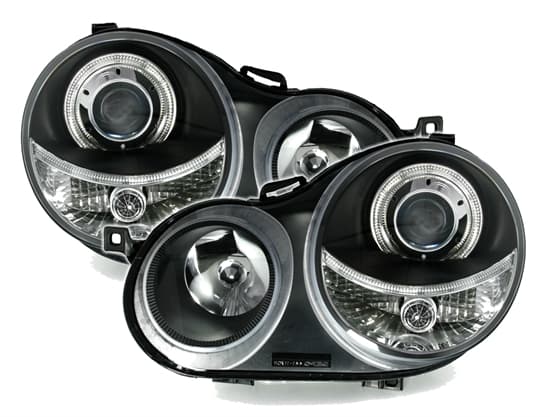 VW POLO - SCHEINWERFER ANGEL EYES (DEPO)