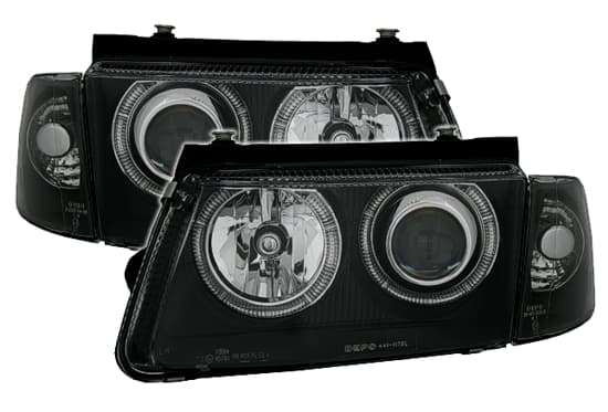 VW PASSAT - SCHEINWERFER ANGEL EYES (DEPO)