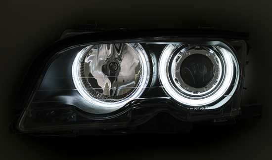BMW E46 -04.2003 - SCHEINWERFER ANGEL EYES (CCFL) – Bild 3