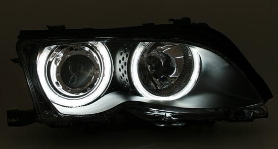BMW E46 10.2001+ - SCHEINWERFER ANGEL EYES (CCFL) – Bild 3