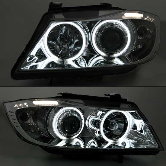 BMW E90 - CCFL ANGEL EYES SCHEINWERFER – Bild 3