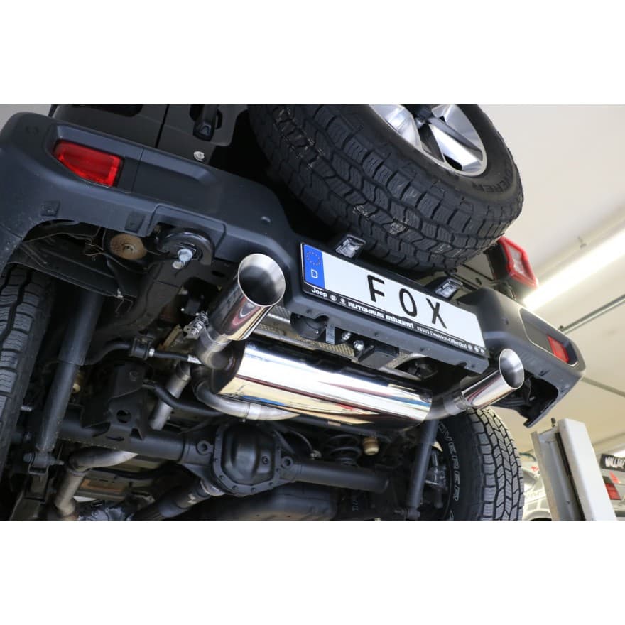 JEEP WRANGLER - FOX DUPLEX SPORTAUSPUFF – Bild 4