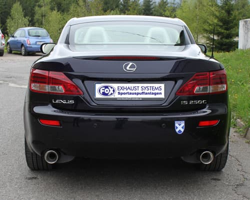 LEXUS IS 250C - FOX DUPLEX SPORTAUSPUFF – Bild 3