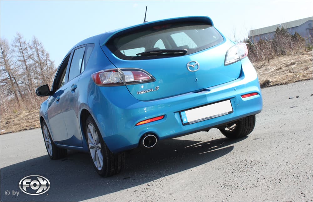 MAZDA 3 (BL) - FOX SPORTAUSPUFF – Bild 2
