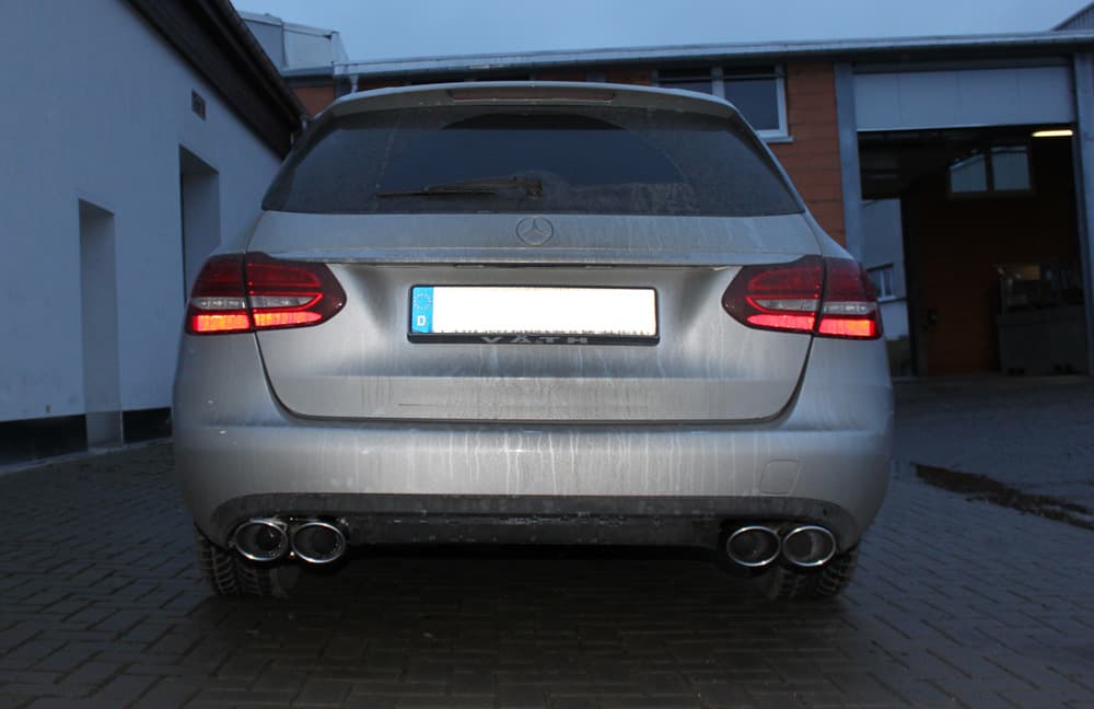 MERCEDES C-KLASSE - FOX DUPLEX SPORTAUSPUFF – Bild 3