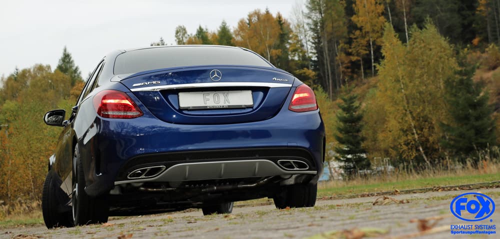 MERCEDES C-KLASSE - FOX DUPLEX SPORTAUSPUFF – Bild 3