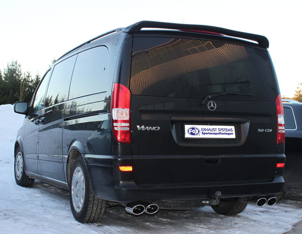 MERCEDES VIANO - FOX DUPLEX SPORTAUSPUFF – Fox