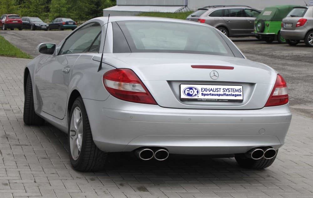 MERCEDES SLK - FOX DUPLEX SPORTAUSPUFF – Bild 3