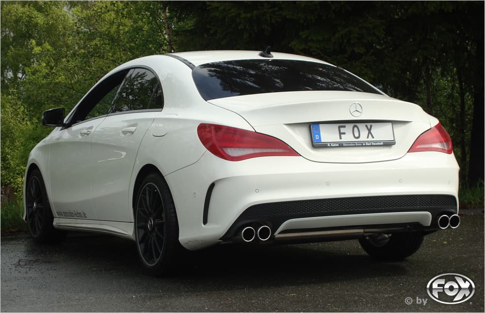MERCEDES CLA 180 - FOX DUPLEX SPORTAUSPUFF – Bild 2