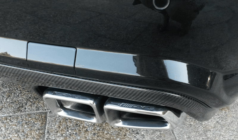 MERCEDES E-KLASSE - AUSPUFFBLENDEN AMG OPTIK – Bild 3