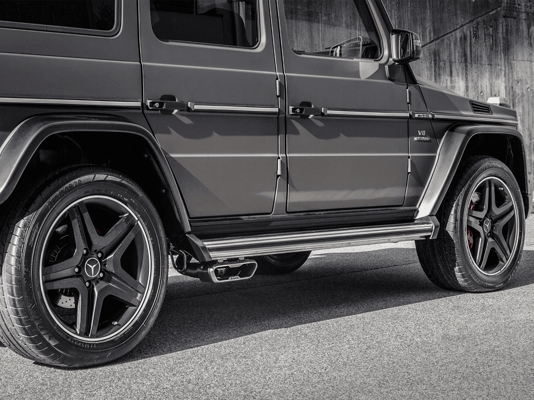 MERCEDES G63 AMG - AKRAPOVIC EVOLUTION LINE DUPLEX SPORTAUSPUFF ANLAGE S-ME/TI/2H – Bild 3