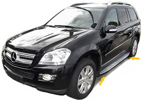 MERCEDES GL - SCHWELLER TRITTBRETTER – Bild 2