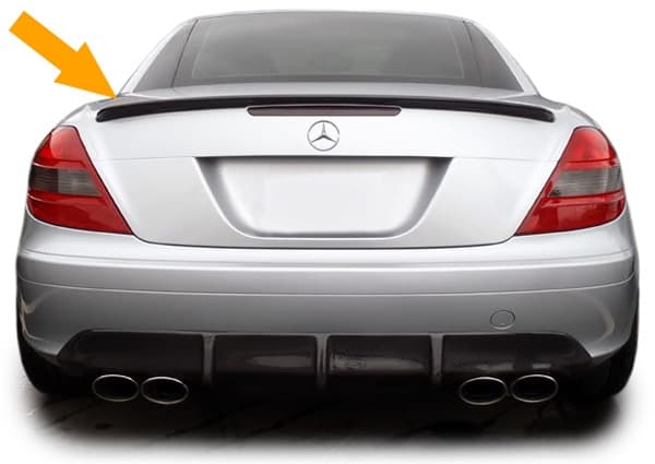 MERCEDES SLK - HECKLIPPE HECKSPOILERLIPPE – Bild 3