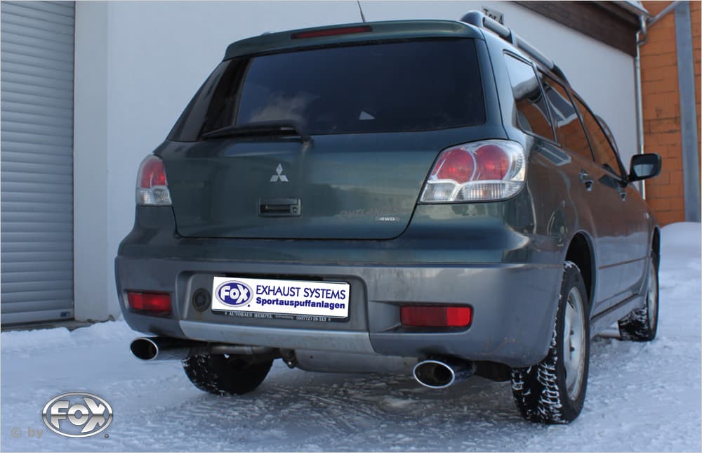 MITSUBISHI OUTLANDER 1 - FOX DUPLEX SPORTAUSPUFF – Bild 2
