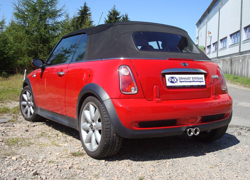 MINI COOPER S CABRIO - SPORTAUSPUFF MITTIG
