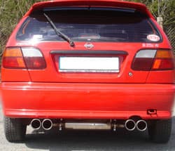NISSAN ALMERA - FOX DUPLEX SPORTAUSPUFF QUER