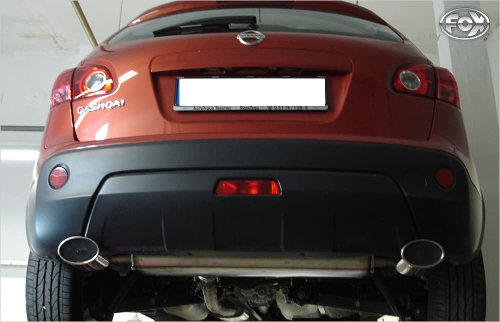 NISSAN QASHQAI - FOX DUPLEX SPORTAUSPUFF QUER
