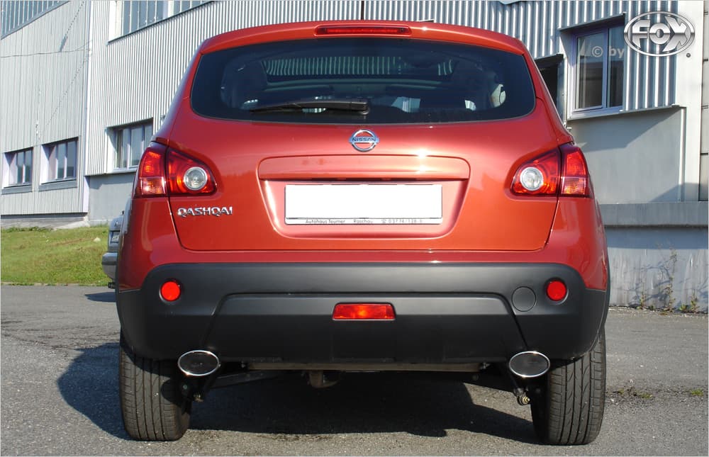 NISSAN QASHQAI - FOX DUPLEX SPORTAUSPUFF QUER – Bild 2