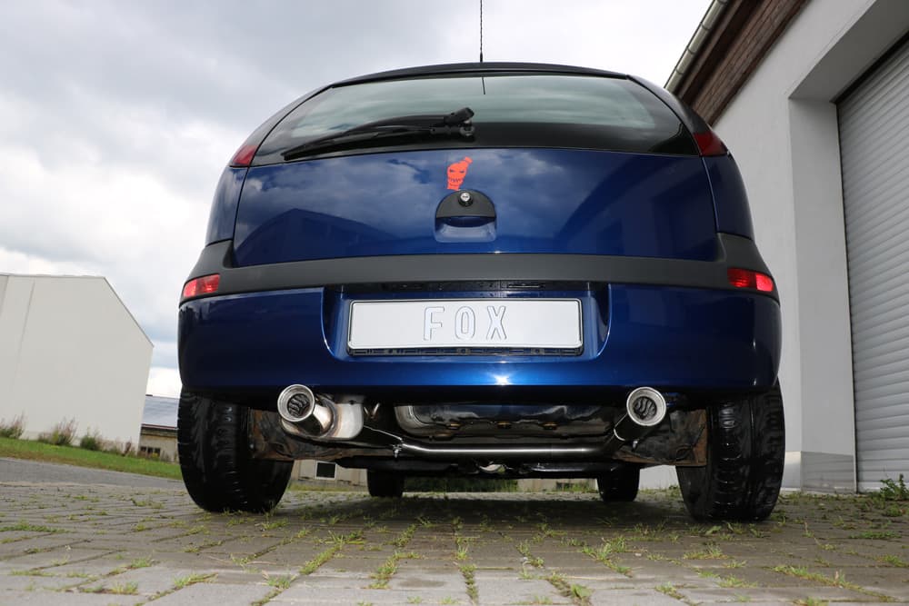 OPEL CORSA C - FOX DUPLEX SPORTAUSPUFF – Fox