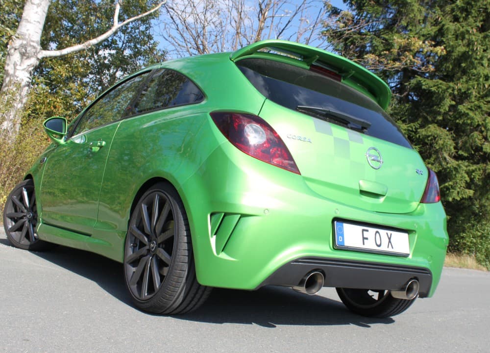 OPEL CORSA D OPC NRE - FOX DUPLEX SPORTAUSPUFF – Bild 3