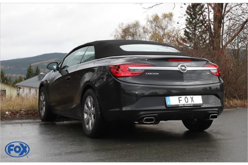 OPEL CASCADA - FOX HALBAUSPUFFANLAGE AB KATALYSATOR – Fox