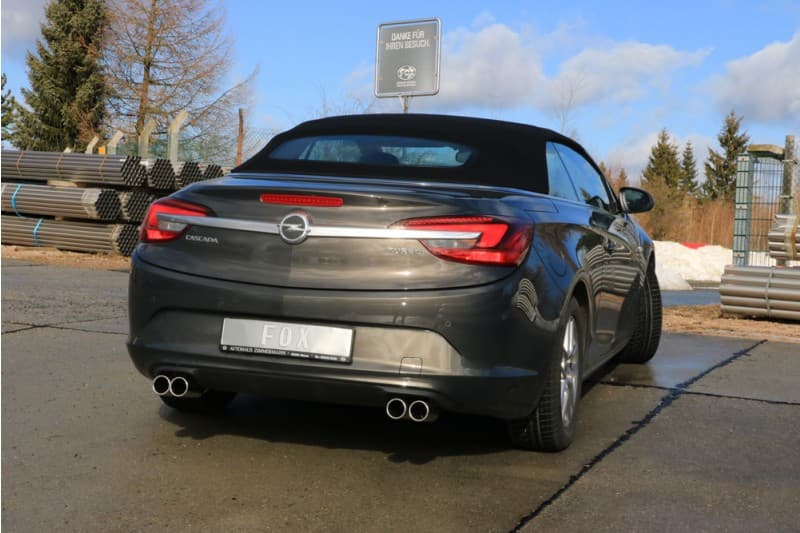 OPEL CASCADA - FOX DUPLEX SPORT ENDSCHALLDÄMPFER – Bild 2