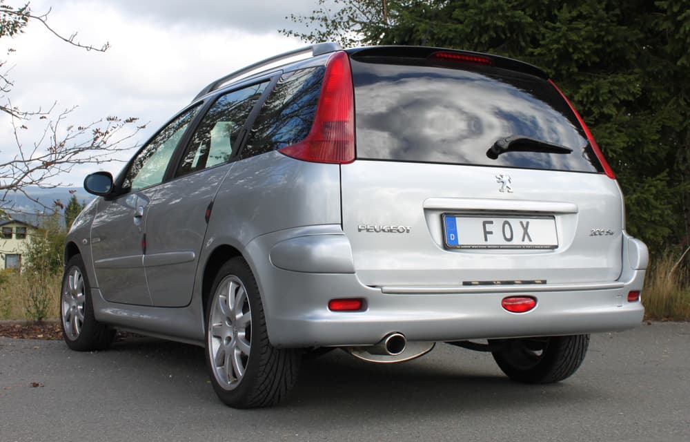 PEUGEOT 206 SW - FOX SPORTAUSPUFF – Fox