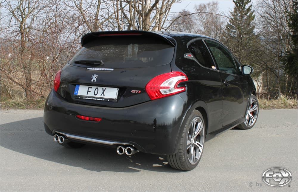 PEUGEOT 208 GTI - FOX DUPLEX SPORTAUSPUFF – Bild 2