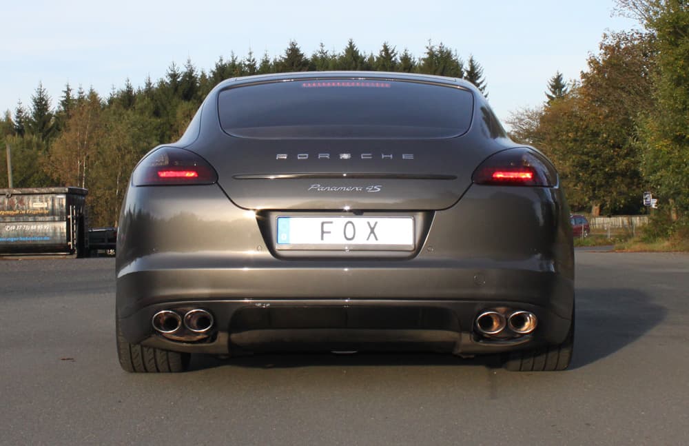 PORSCHE PANAMERA - FOX DUPLEX SPORTAUSPUFF – Bild 3