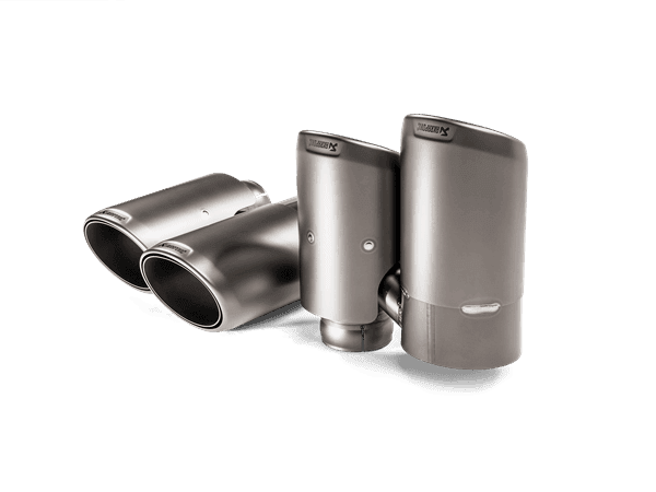 PORSCHE CAYENNE - AKRAPOVIC TITANIUM ENDROHRBLENDEN TP-T/S/23