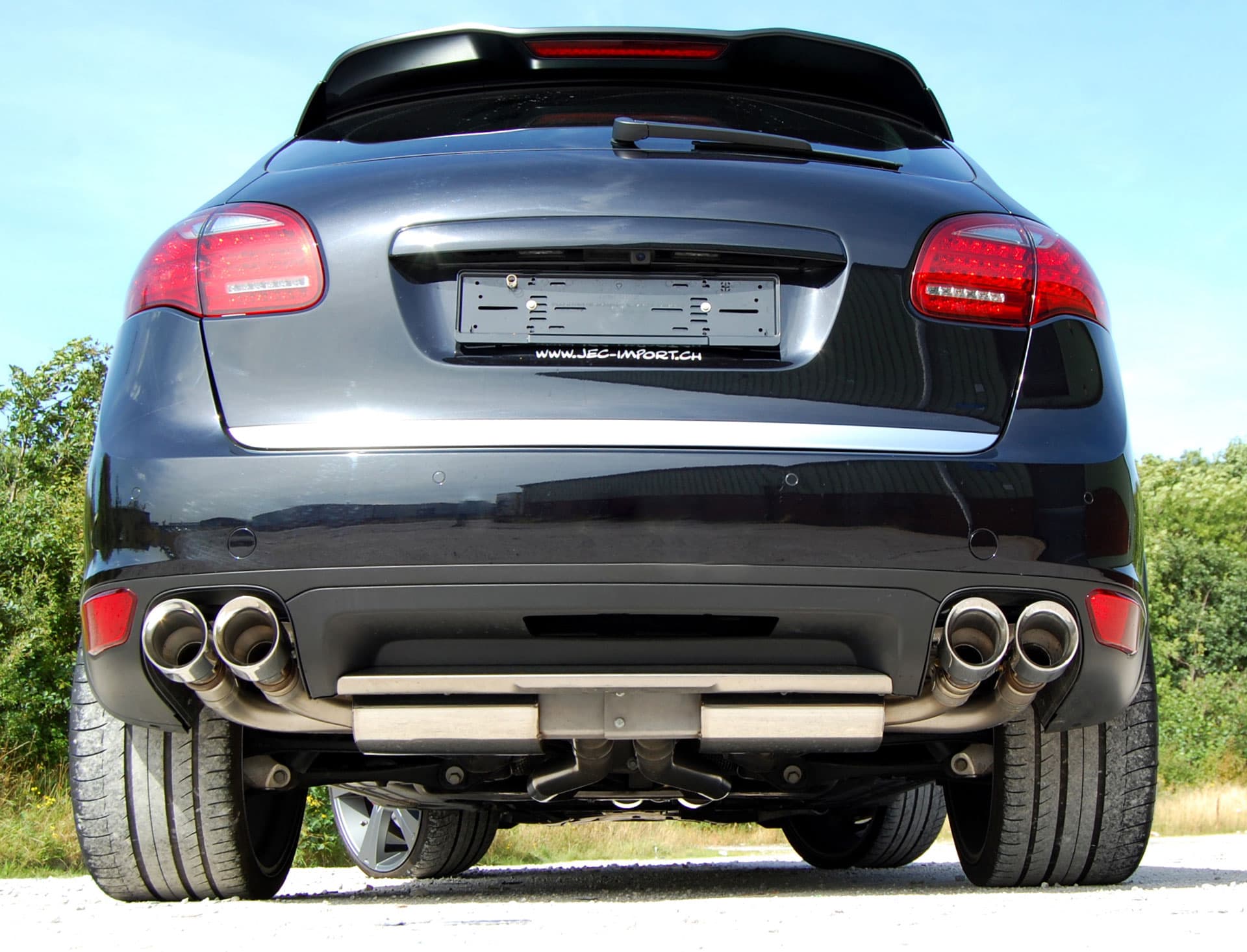 PORSCHE CAYENNE 2 - MILLTEK EDELSTAHL ENDROHR SET KIT – Bild 5