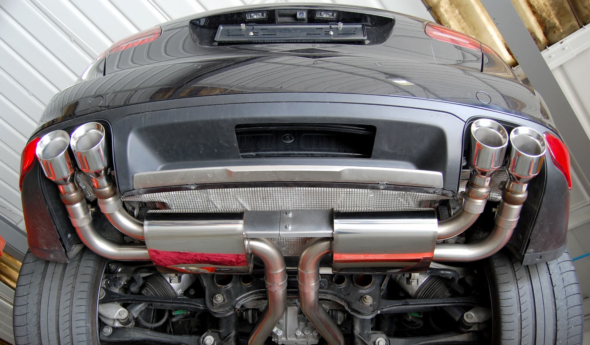 PORSCHE CAYENNE 2 - MILLTEK EDELSTAHL ENDROHR SET KIT – Bild 3