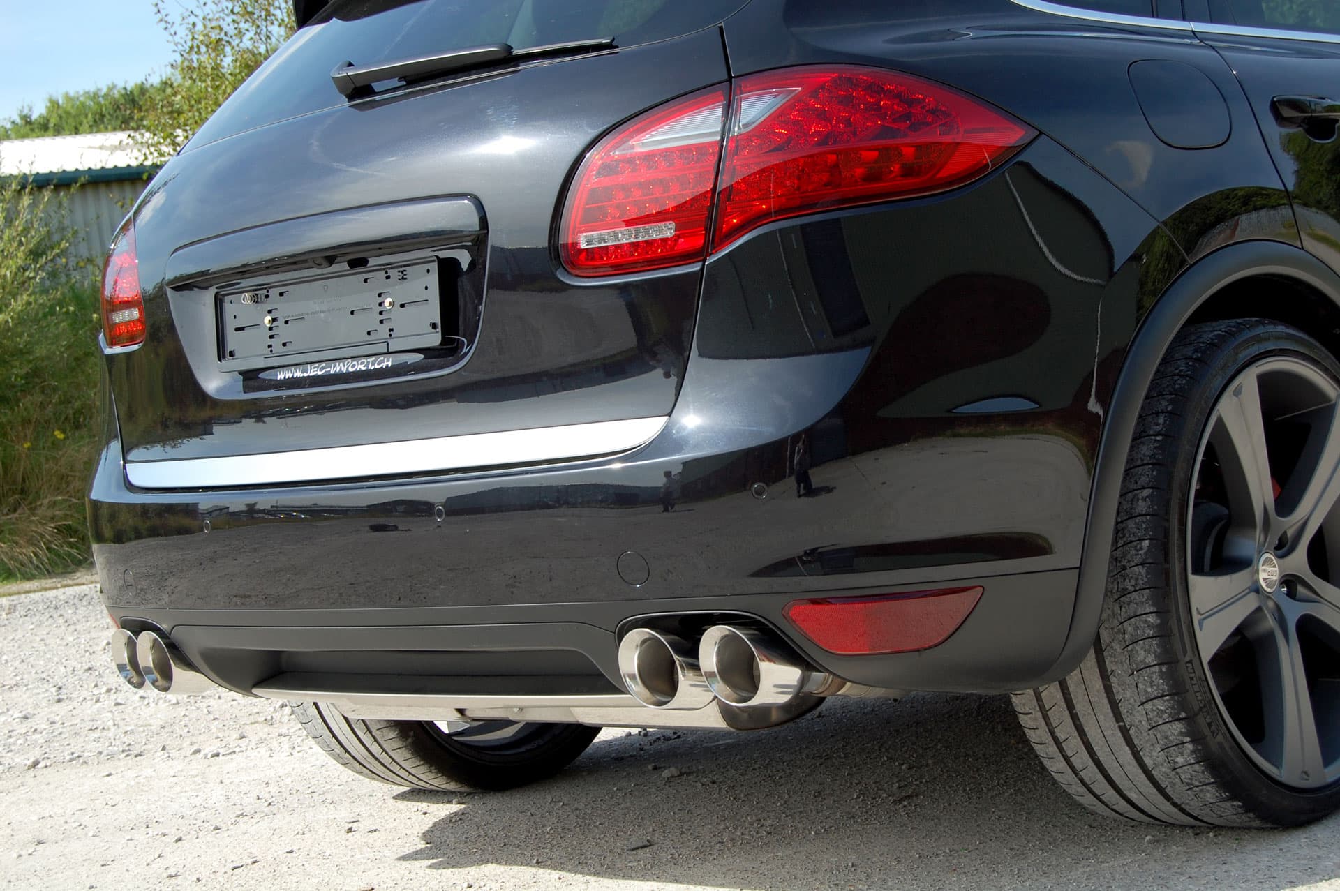 PORSCHE CAYENNE 2 - MILLTEK EDELSTAHL ENDROHR SET KIT – Bild 4