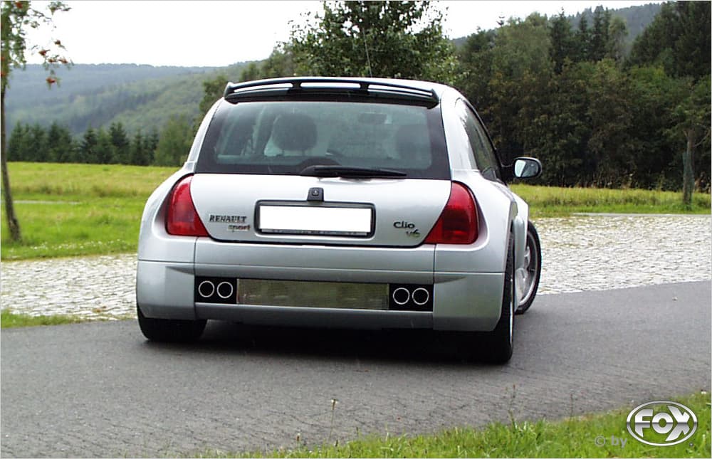 RENAULT CLIO 2 V6 - FOX DUPLEX SPORTAUSPUFF – Bild 2