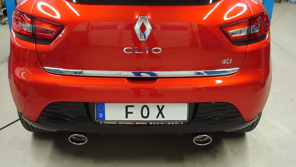 RENAULT CLIO 4 - FOX DUPLEX SPORTAUSPUFF – Bild 4