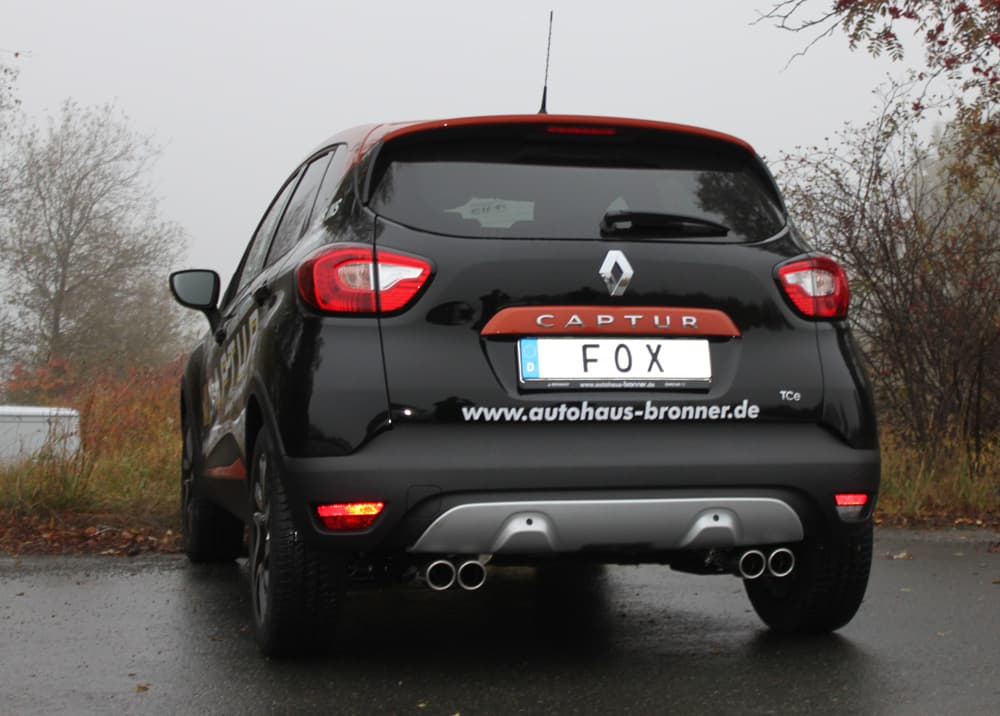 RENAULT CAPTUR - FOX DUPLEX SPORTAUSPUFF – Bild 2