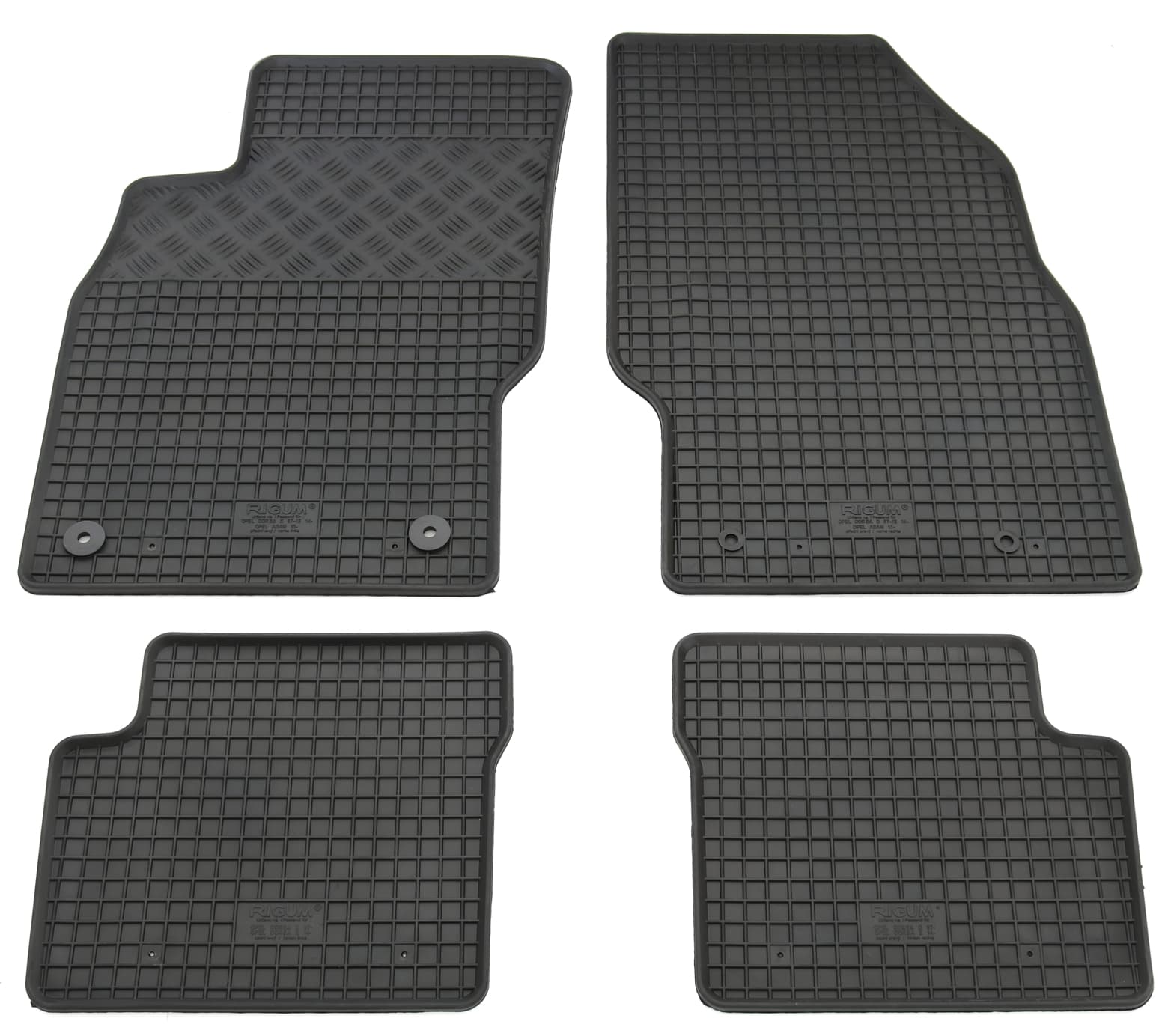 OPEL CORSA E - GUMMI FUSSMATTEN