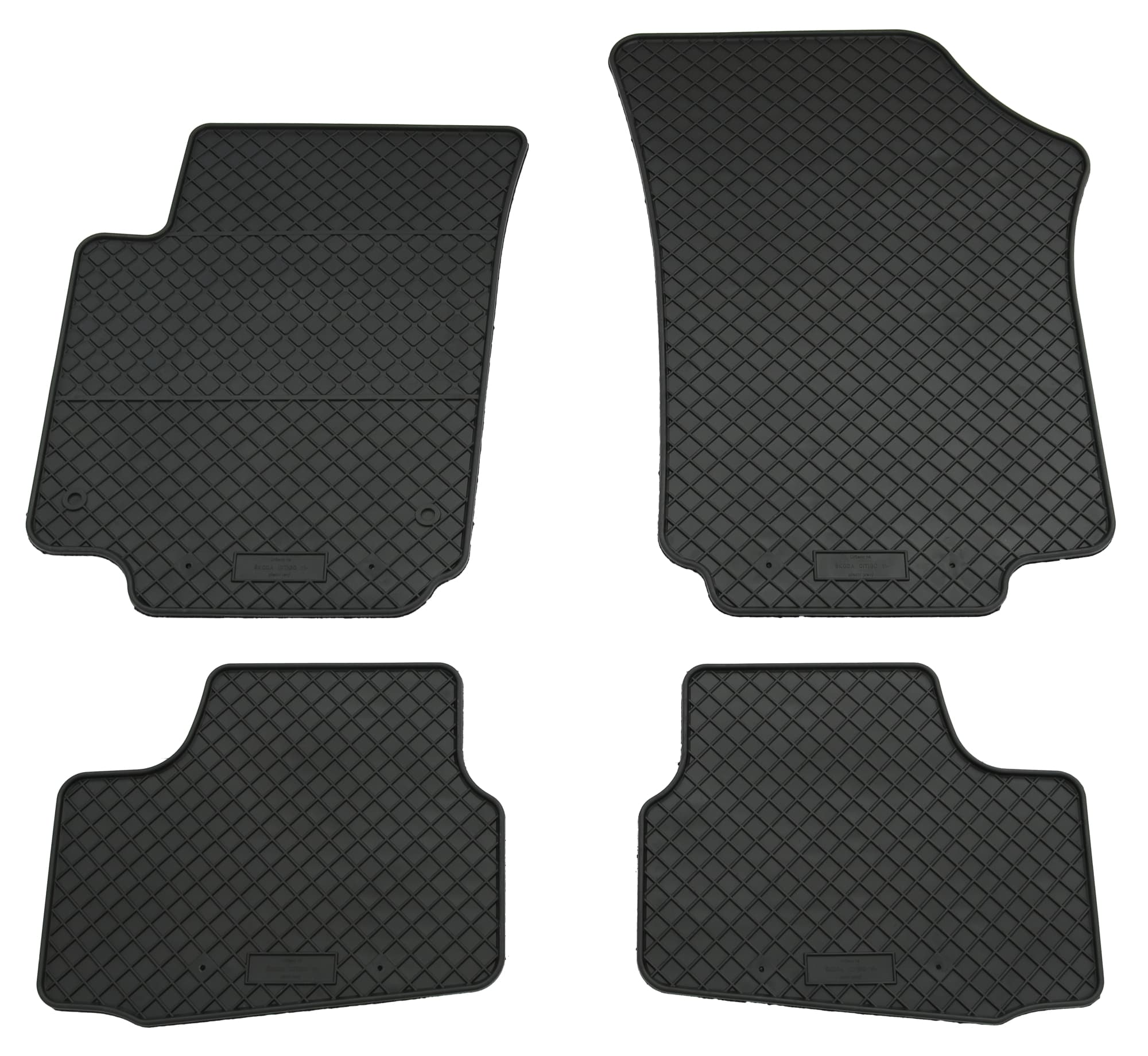 SKODA CITIGO - GUMMI FUSSMATTEN