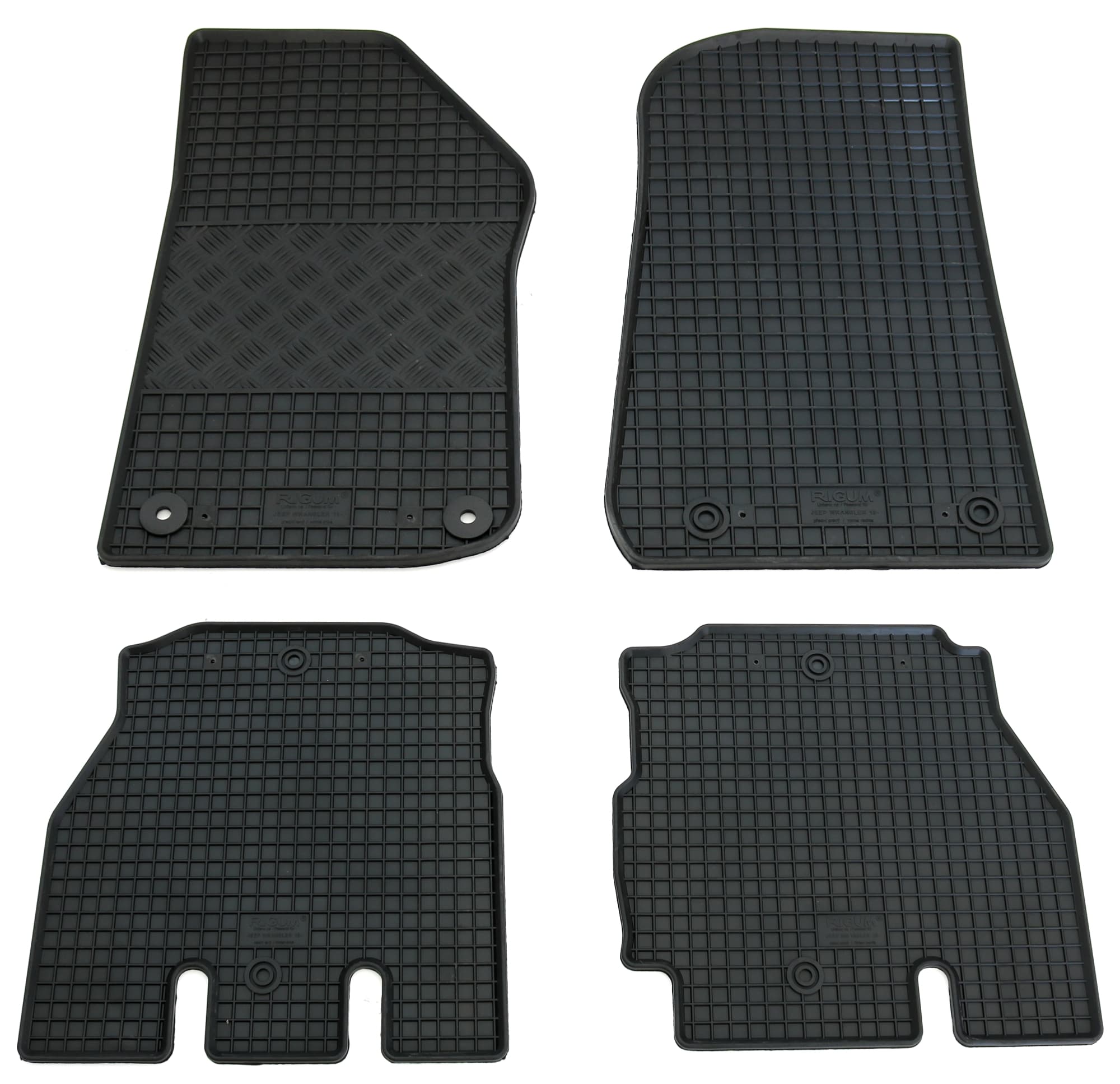 JEEP WRANGLER 4 JL - GUMMI FUSSMATTEN