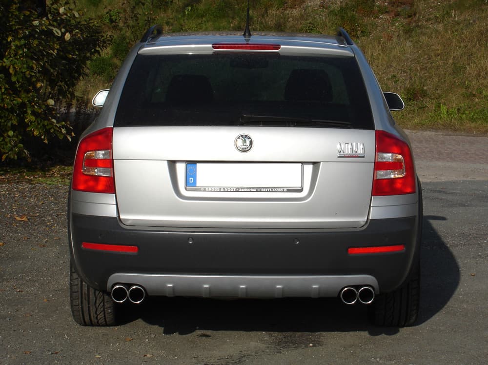 SKODA OCTAVIA 4X4 + SCOUT - FOX DUPLEX SPORTAUSPUFF – Bild 2