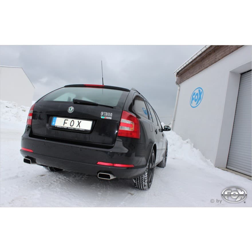 SKODA OCTAVIA FACELIFT - FOX DUPLEX SPORTAUSPUFF – Fox