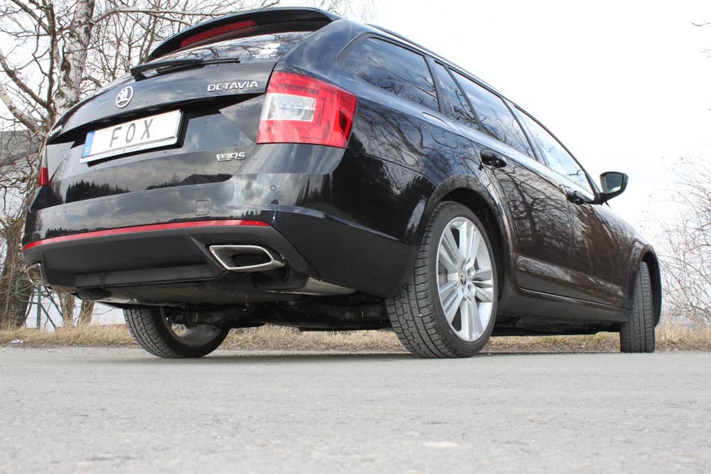 SKODA OCTAVIA RS - FOX DUPLEX SPORTAUSPUFF – Bild 2